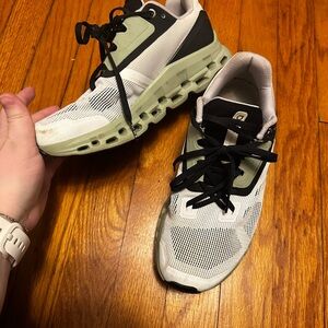 COPY - On Running Black and White Sneakers